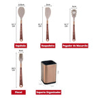 Kit Utensílios de Cozinha Silicone 10 Peças