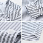 Camisa Listrada em Algodão