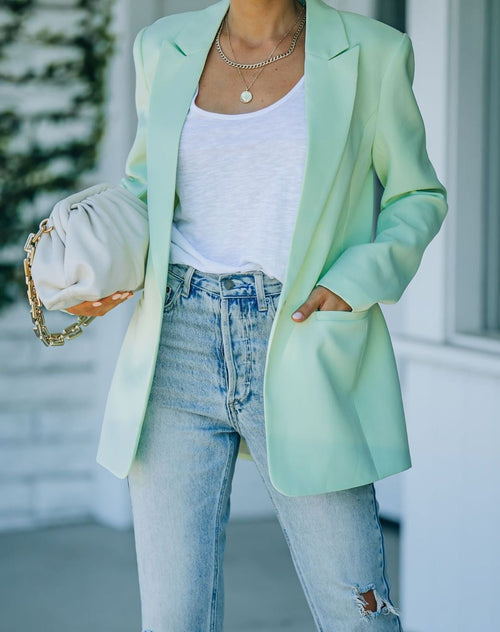 Blazer Casual Alongado