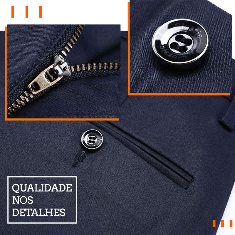 Calça Social Masculina Estilo Executivo