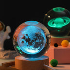 Luminária Decorativa Espacial 3D - Cosmic Glow