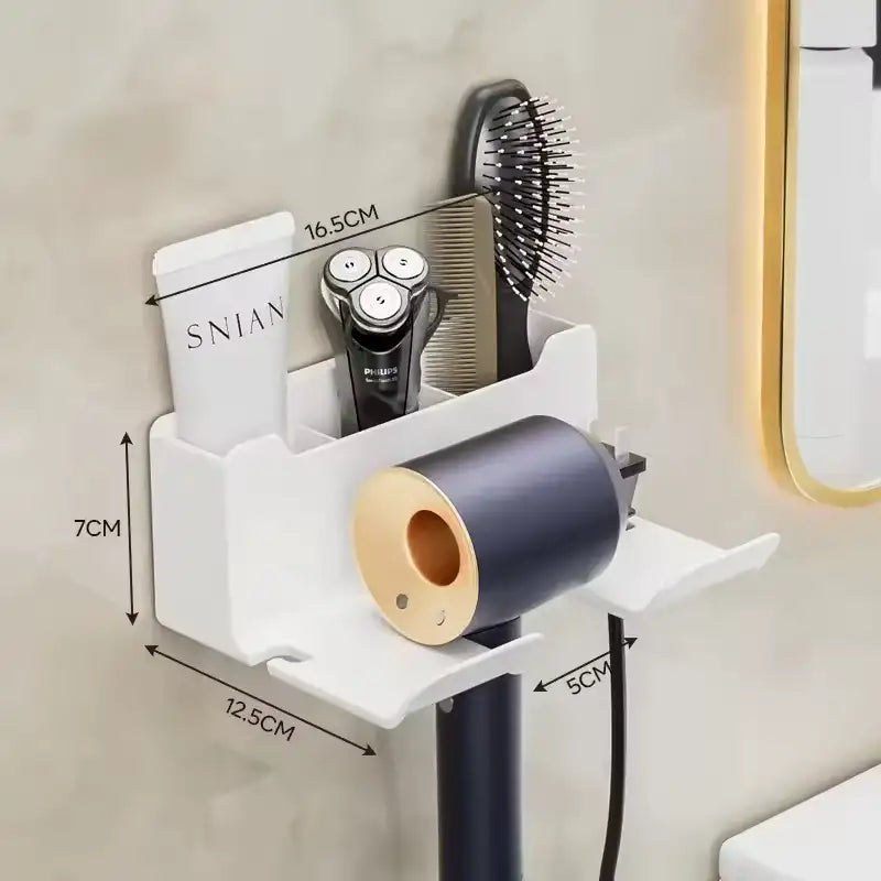 Suporte de Parede para Secador de Cabelo