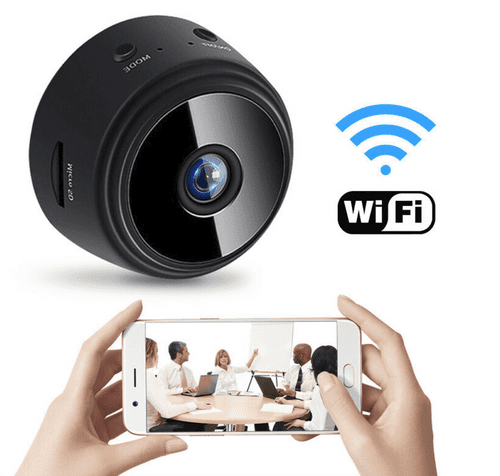 Mini câmera magnética de segurança Full HD