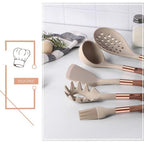 Kit Utensílios de Cozinha Silicone 10 Peças