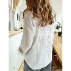 Camisa De Linho Feminina Abigail