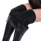 Calça Legging de Couro para Inverno