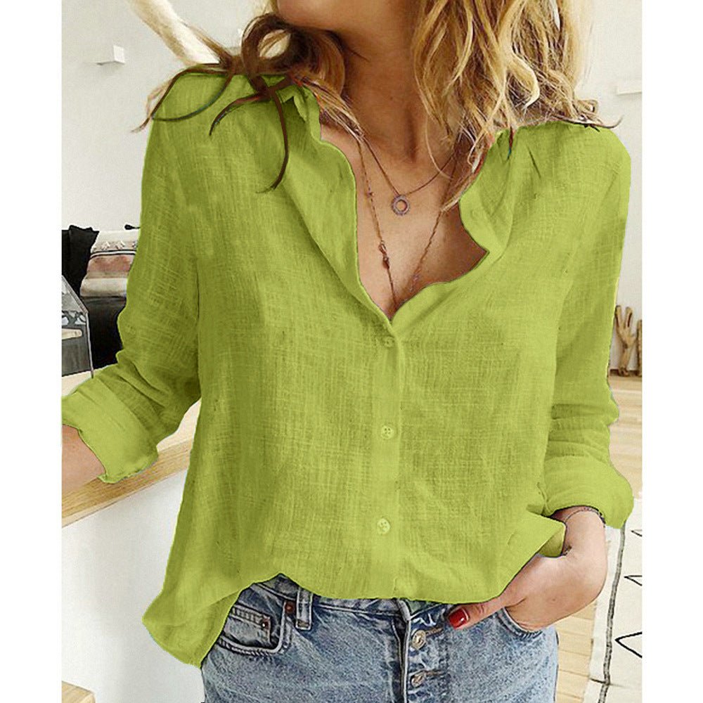Camisa De Linho Feminina Abigail