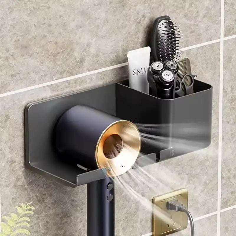 Suporte de Parede para Secador de Cabelo