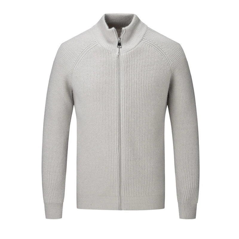 Suéter Cashmere Masculino Zíper