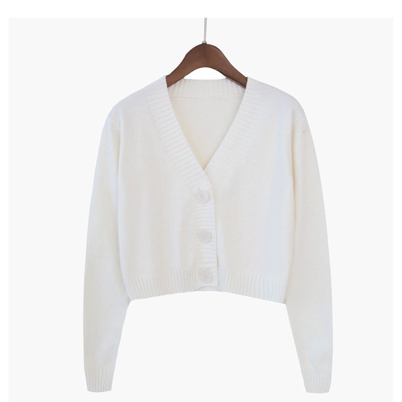 Blusa De Frio Feminina Com Gola V