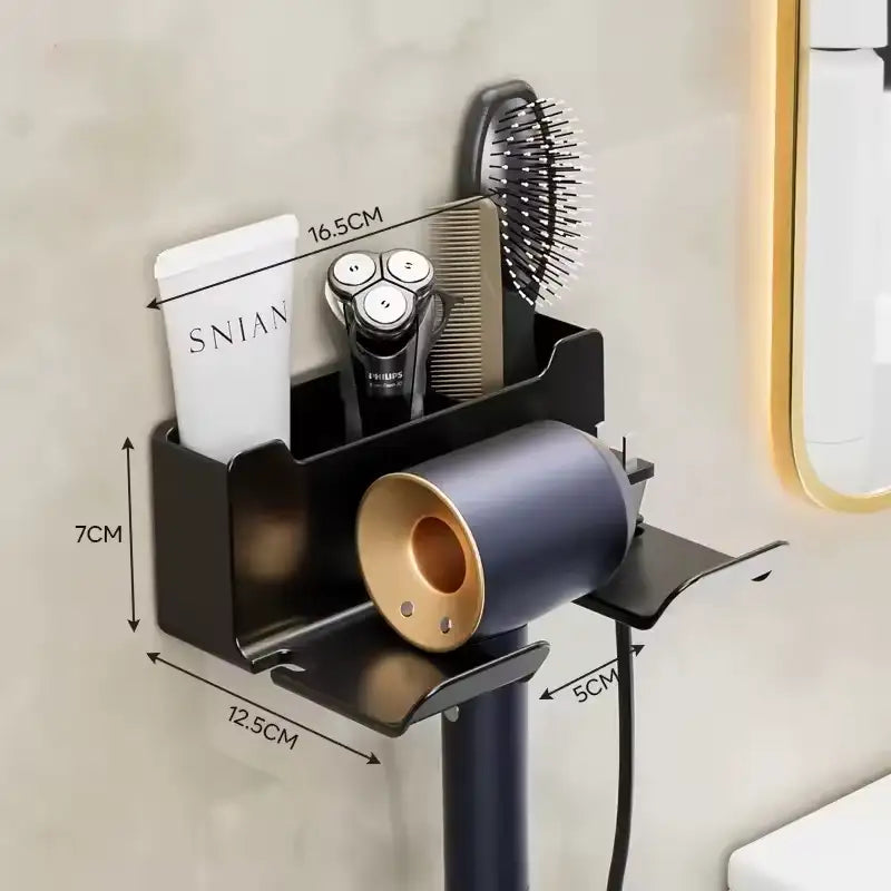 Suporte de Parede para Secador de Cabelo