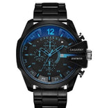 Relógio Casual Masculino Golden Steel Men