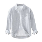 Camisa Listrada em Algodão