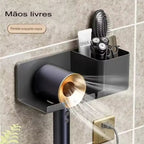Suporte de Parede para Secador de Cabelo