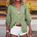 Blusa Feminina de Linho Martina