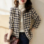 Casaco Feminino Vintage Xadrez