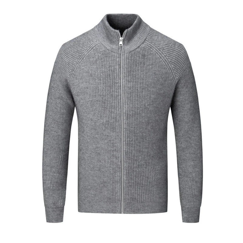 Suéter Cashmere Masculino Zíper