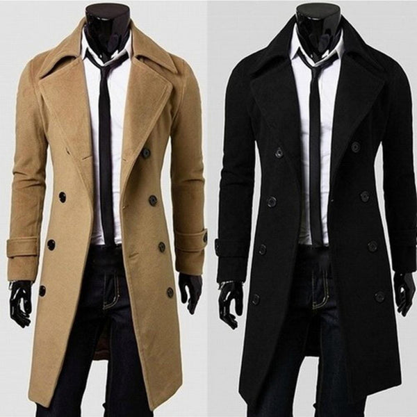 Sobretudo Masculino Slim Fit Trespassado: Estilo e Elegância para o Inverno