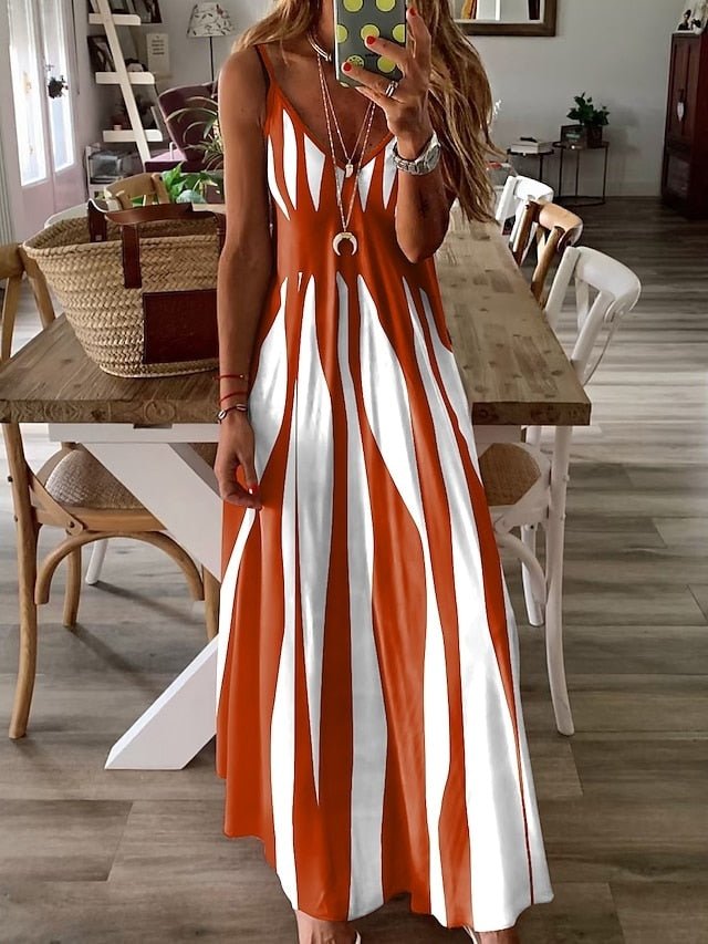 Vestido Longo Estampado Esmin
