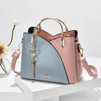 Bolsa Feminina de Couro - Bicolor