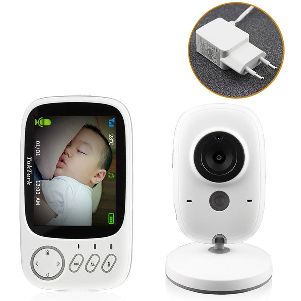 Babá Eletrônica Com Câmera de Visão Noturna e Tela LCD
