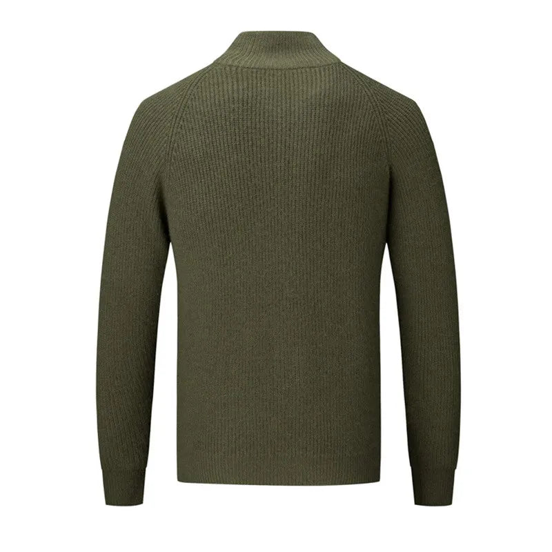 Suéter Cashmere Masculino Zíper