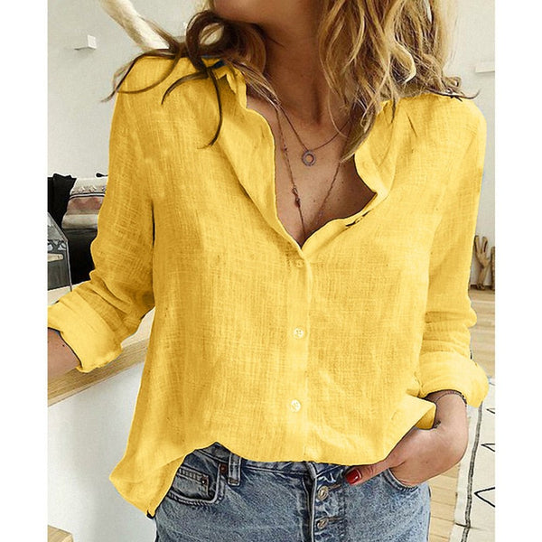 Camisa De Linho Feminina Abigail