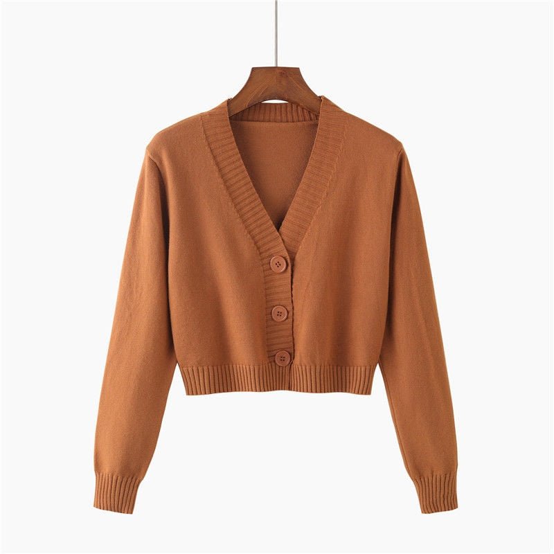 Blusa De Frio Feminina Com Gola V