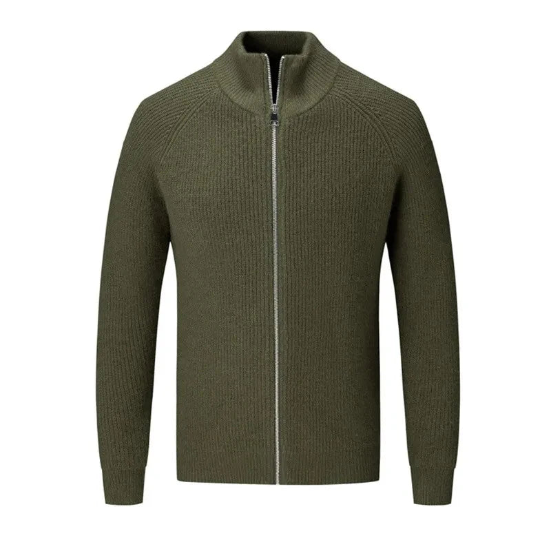Suéter Cashmere Masculino Zíper