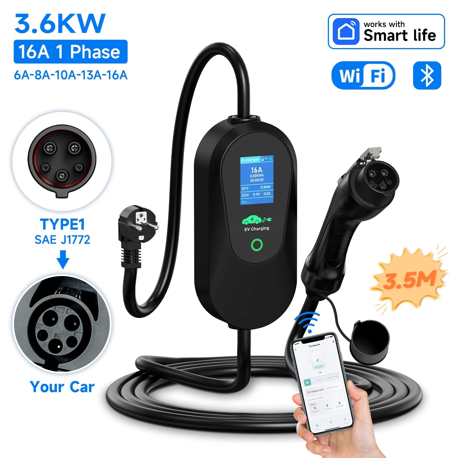 Carregador para carro elétrico bivolt