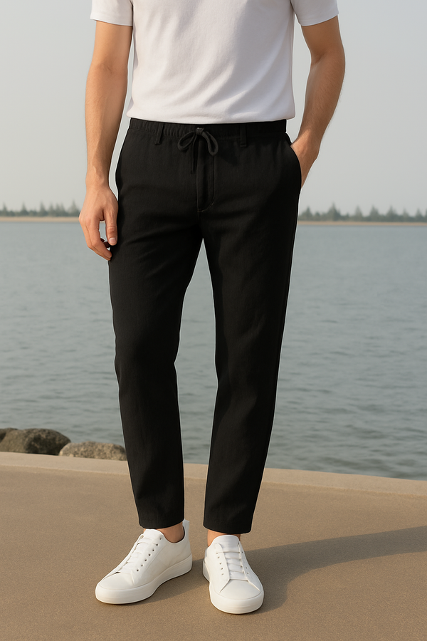 Calça Slim 100% Linho