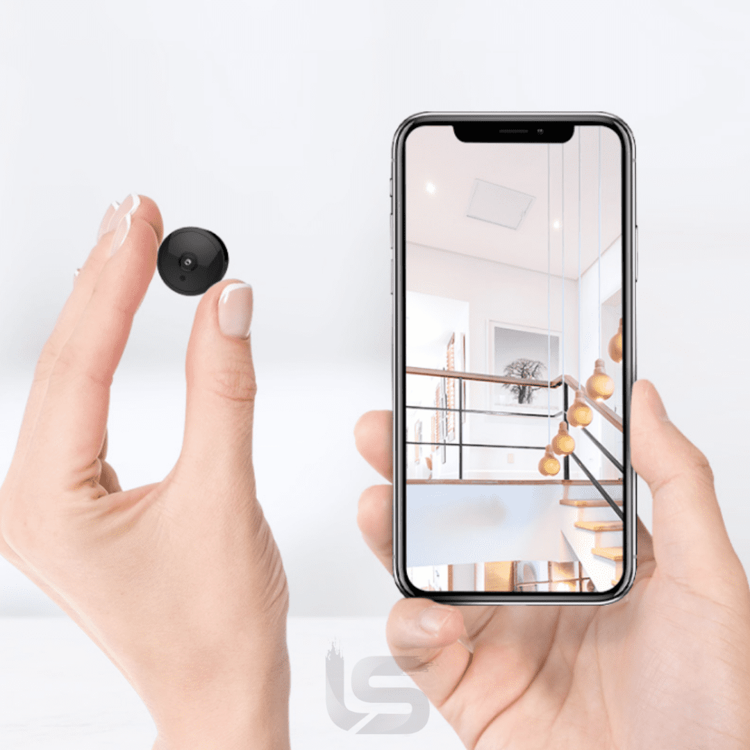 Mini câmera magnética de segurança Full HD