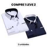 Branco e Azul Escuro