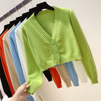 Blusa De Frio Feminina Com Gola V