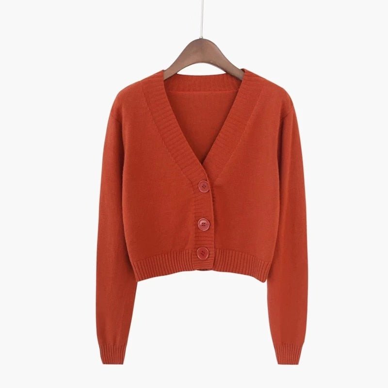 Blusa De Frio Feminina Com Gola V