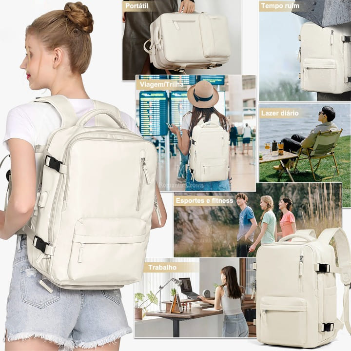 Mochila de Viagem Camino Clássica À Prova D'Água