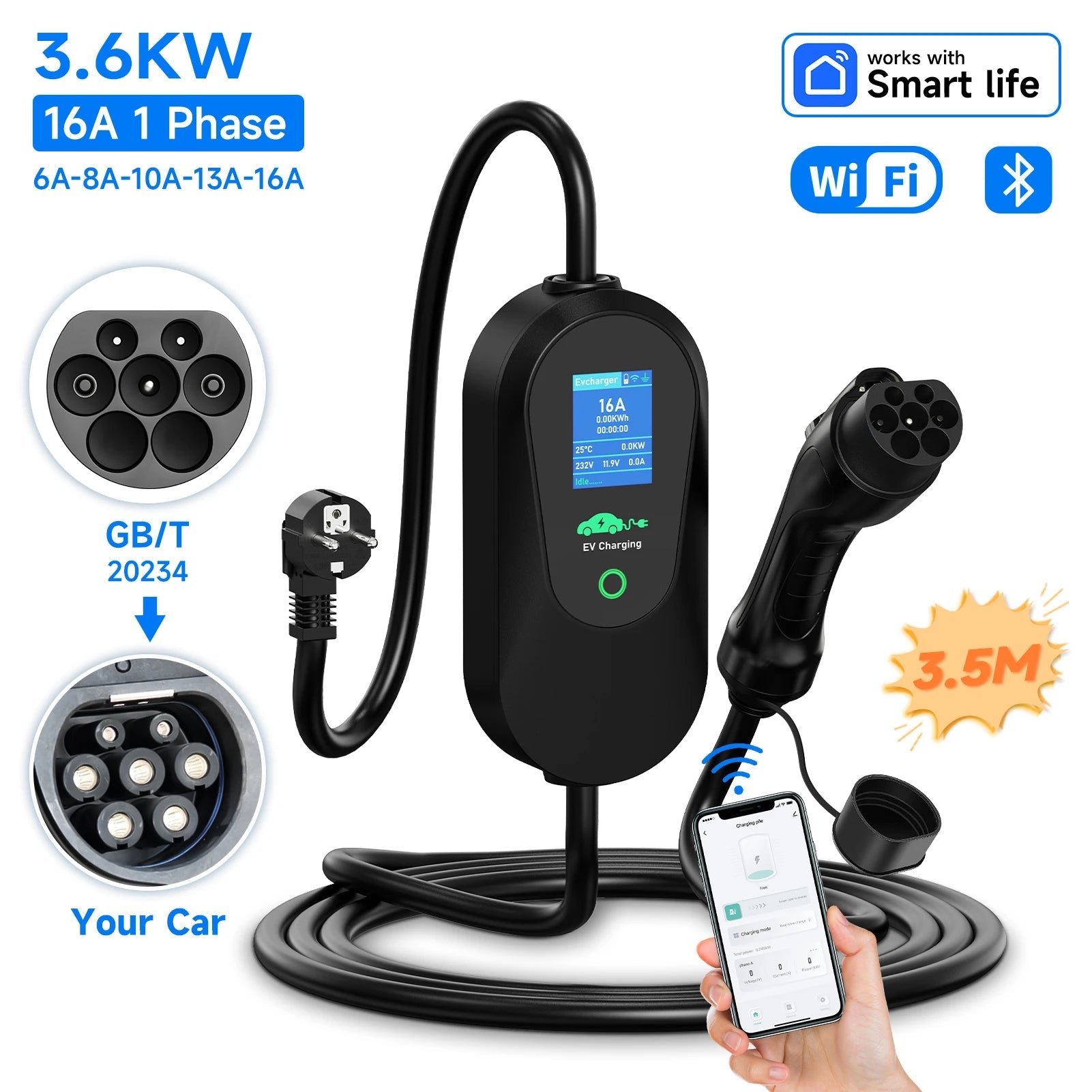 Carregador para carro elétrico bivolt