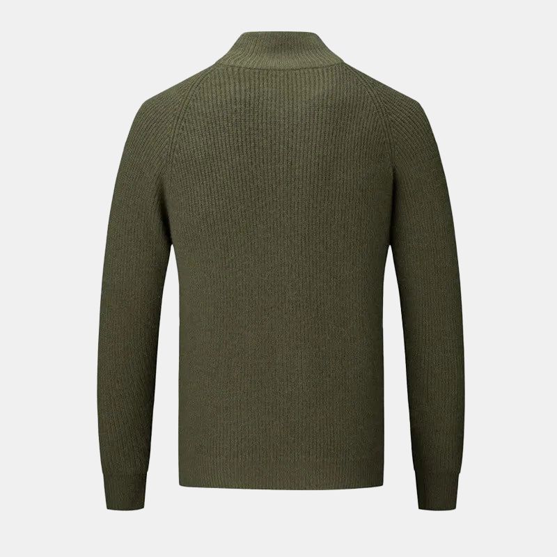 Suéter Cashmere Masculino Zíper