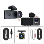 Câmera completa 4k para carro DVR 3 unidades  - Visão Noturna e Infravermelho