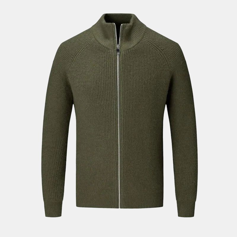 Suéter Cashmere Masculino Zíper