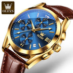 Relógio Casual Masculino Leather Slim OLEVS - Premium