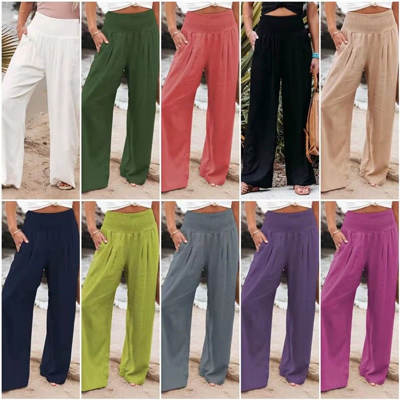 Calça de Linho Feminina Helin