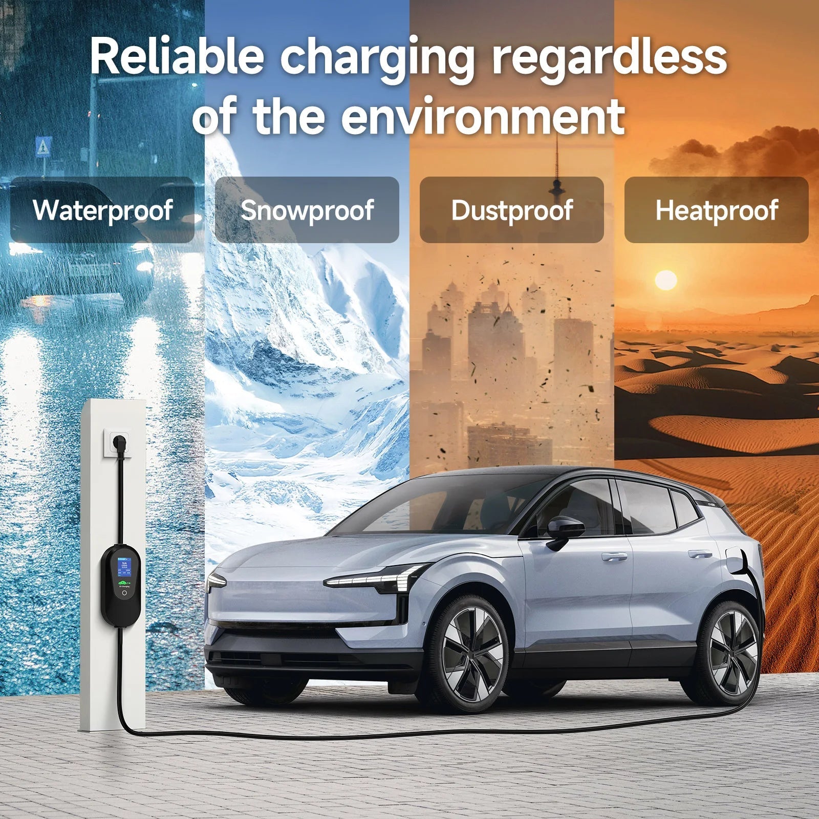 Carregador para carro elétrico bivolt