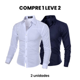Branco e Azul Marinho